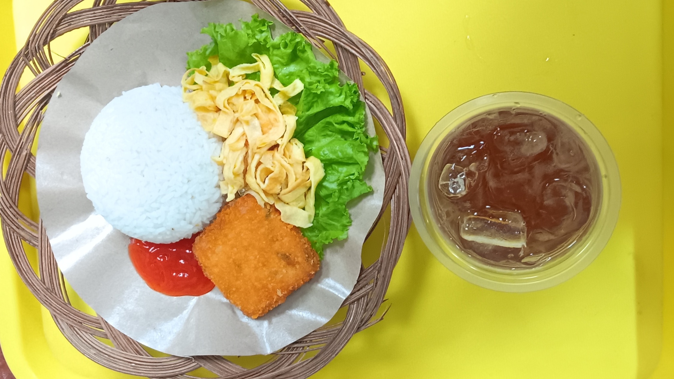 Nasi Naget + Minum